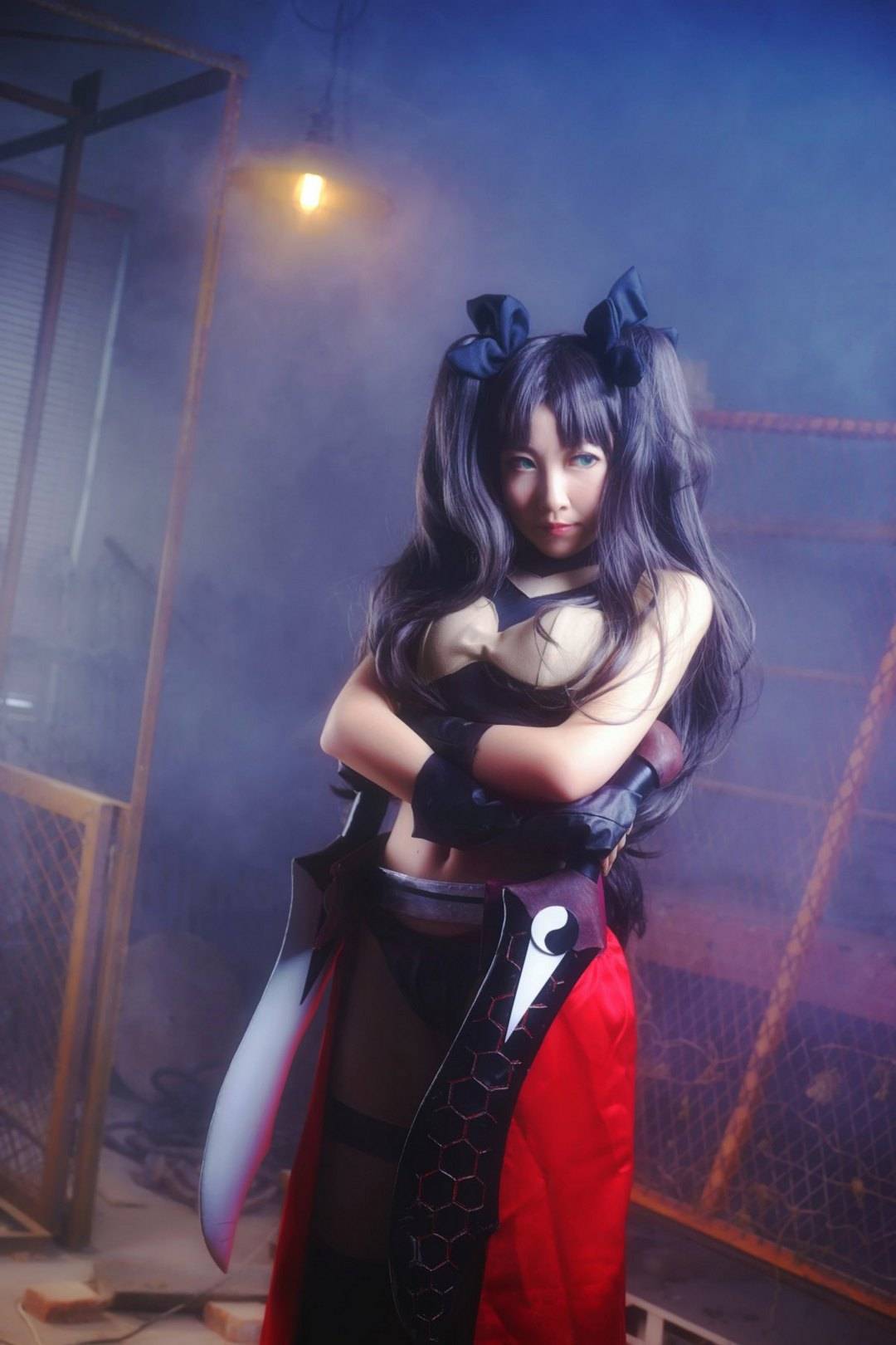 Cosplay福利/二次元美女Cos双刀美战士远坂凛性感福利图片
