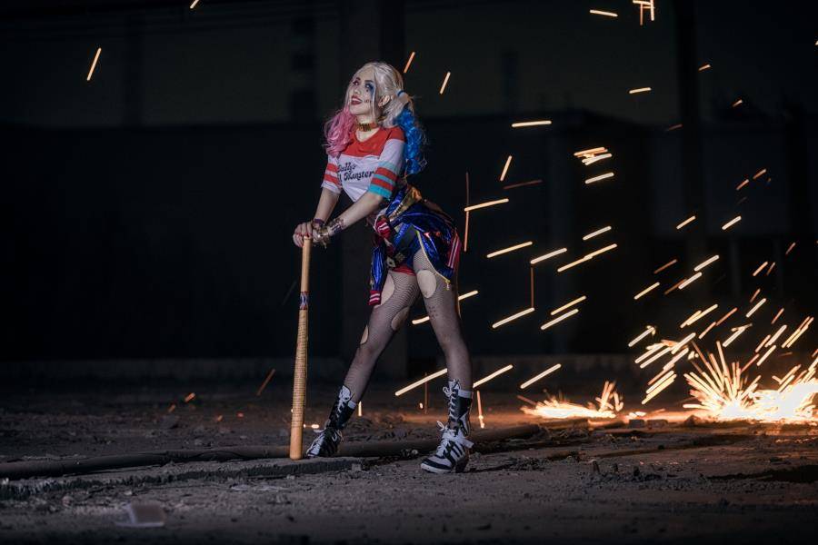 Cosplay福利/性感美女自杀小队哈莉·奎因cosplay福利图片