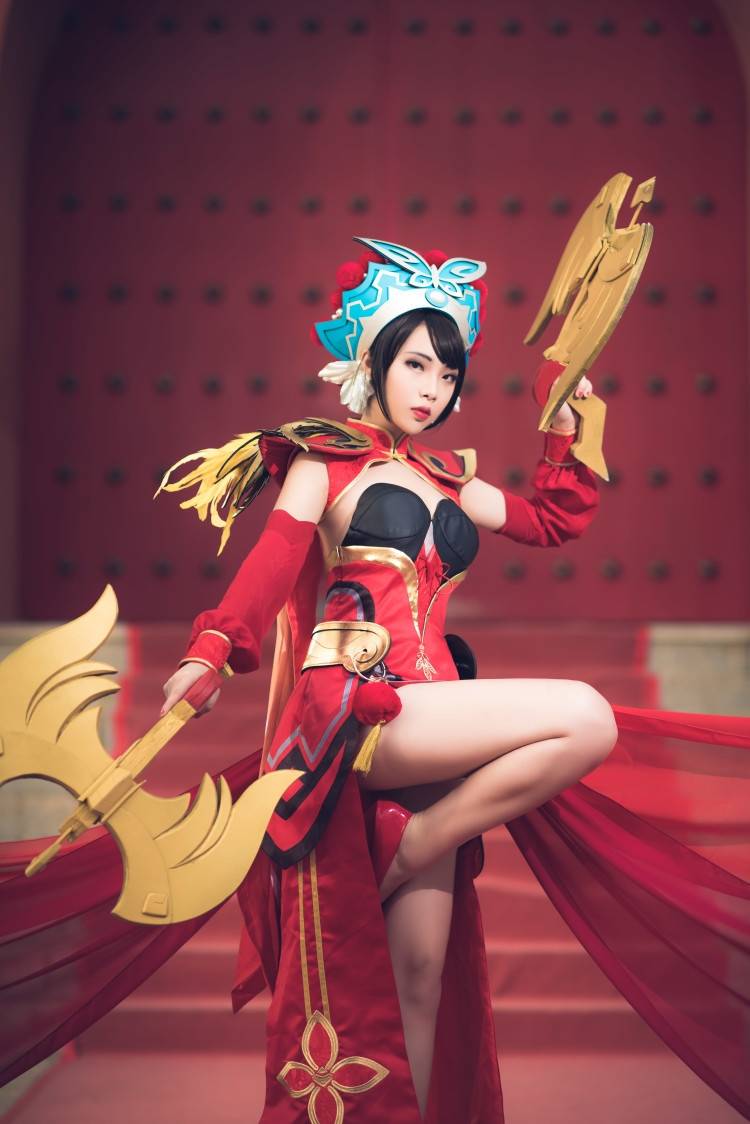 Cosplay福利/霸王别姬王者荣耀虞姬cosplay福利 御姐美腿图片