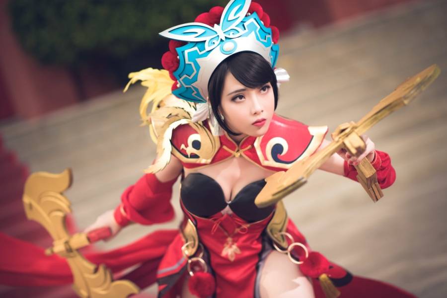 Cosplay福利/霸王别姬王者荣耀虞姬cosplay福利 御姐美腿图片