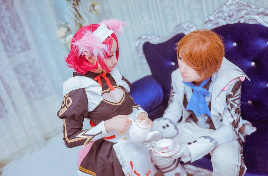 Cosplay福利/半次元福利王者荣耀女仆咖啡妲己cosplay福利图片