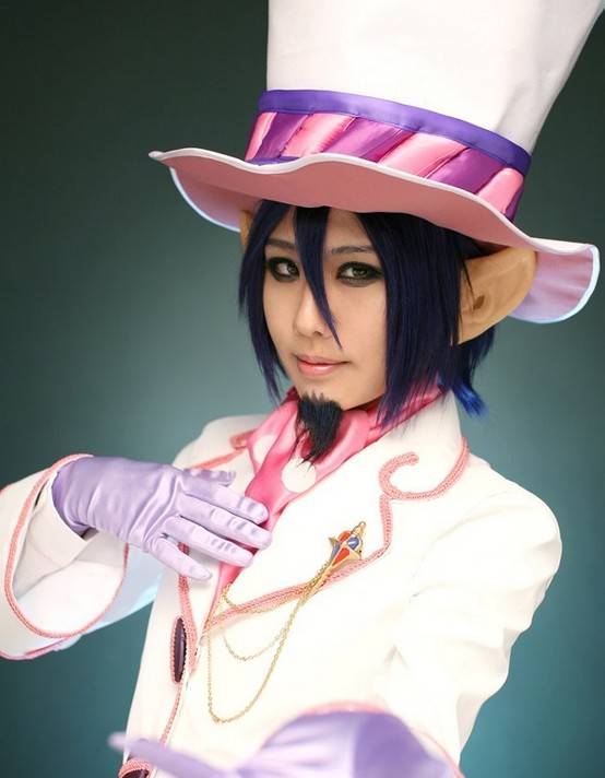 Cosplay福利/螺旋猫帅气制服蓝色驱魔师cosplay