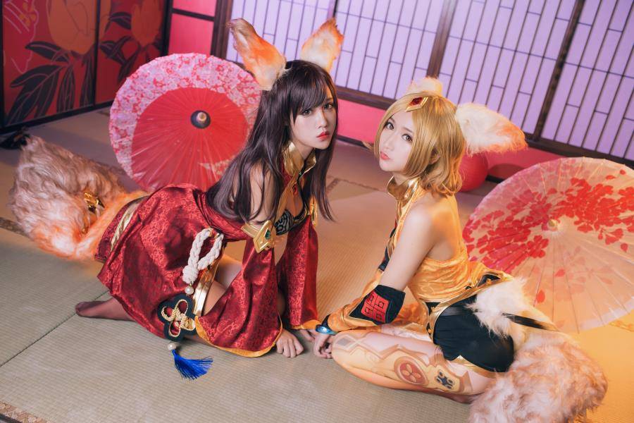 Cosplay福利/王者荣耀妲己cosplay福利 萝莉百合图片