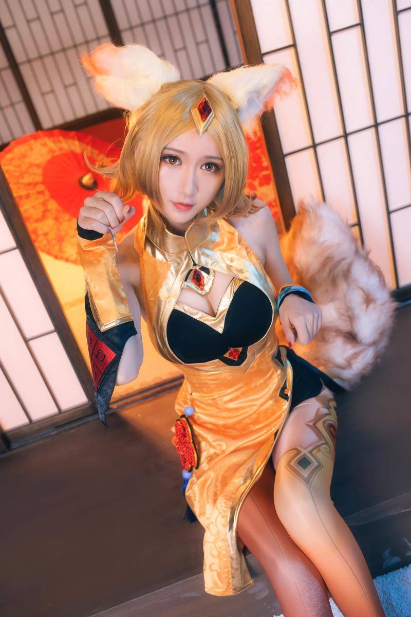 Cosplay福利/王者荣耀妲己cosplay福利 萝莉百合图片