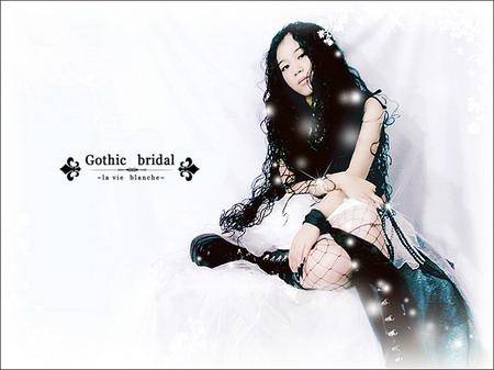 Cosplay福利/性感美女哥特婚纱唯美cosplay