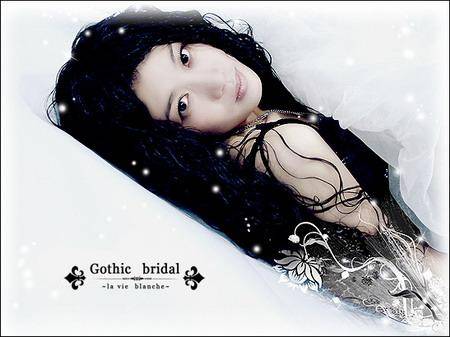 Cosplay福利/性感美女哥特婚纱唯美cosplay