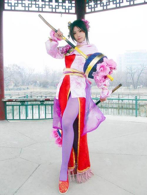 Cosplay福利/知名美女coser美歪的貂禅cosplay图片