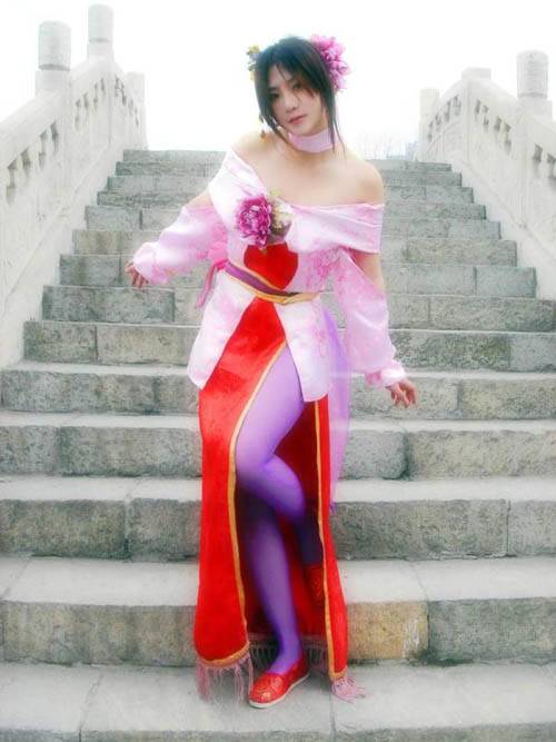 Cosplay福利/知名美女coser美歪的貂禅cosplay图片