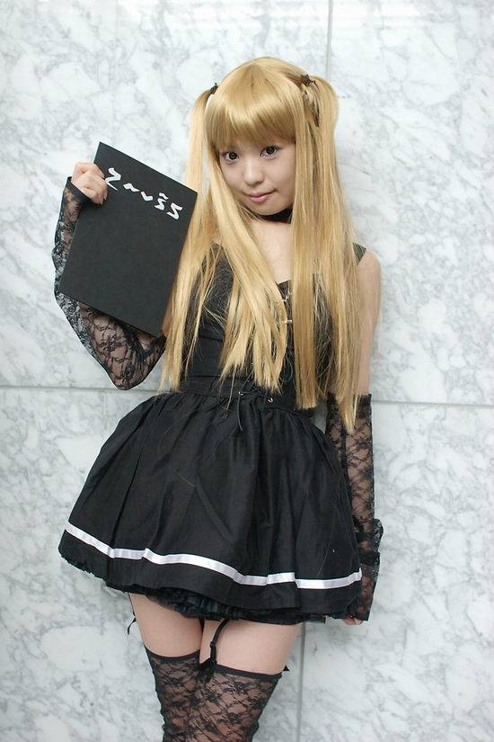 Cosplay福利/死亡笔记弥海砂诱人黑丝袜cosplay图片