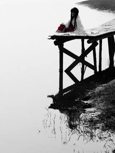 Cosplay福利/和服萝莉《犬夜叉》桔梗绝美COS