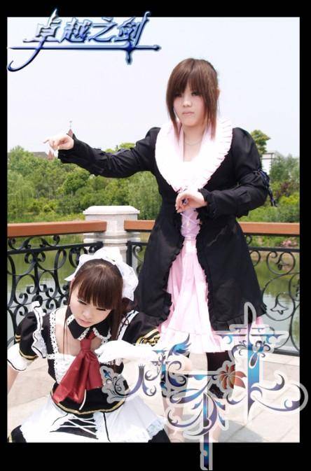 Cosplay福利/为人形圣堂Cos社团卓越之剑cosplay外景照