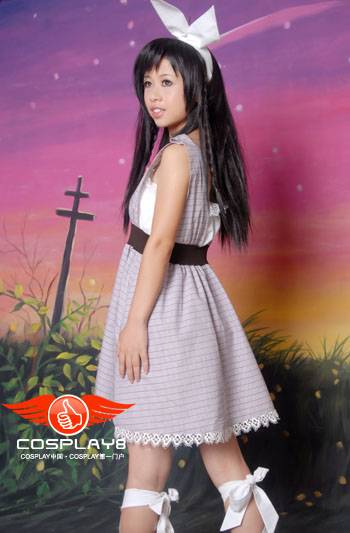Cosplay福利/美女萝莉粉色女仆装cosplay图片 萝莉裸足诱惑
