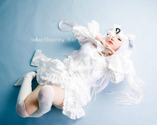 Cosplay福利/绫香萝莉白丝美腿cosplay美女图片