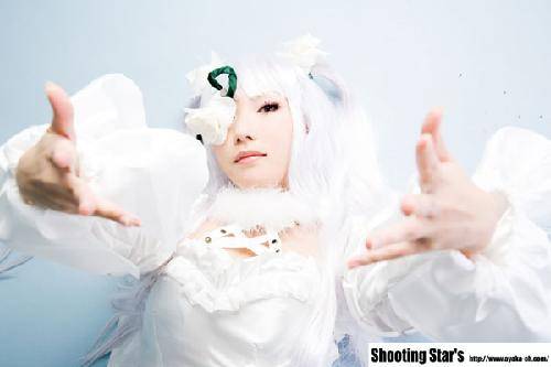 Cosplay福利/绫香萝莉白丝美腿cosplay美女图片