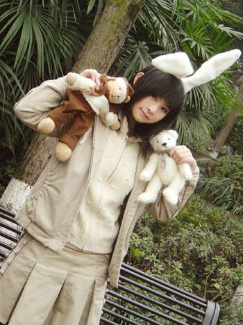 Cosplay福利/零悸森之爱丽丝梦游小萝莉可爱兔cosplay图片