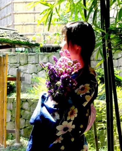 Cosplay福利/萝莉coser阿西雅和服浴衣cosplay图片