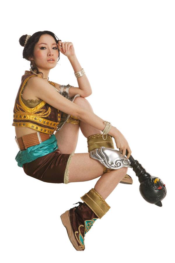 Cosplay福利/网红艺人coser_Ayawawa武色功夫世界cosplay图片