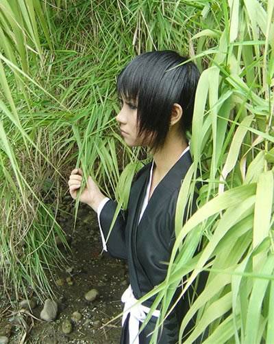 Cosplay福利/萝莉coser零悸森之死神BLEACH和服cosplay图片