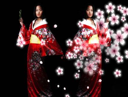 Cosplay福利/妖妖子樱花和服美女cosplay图片