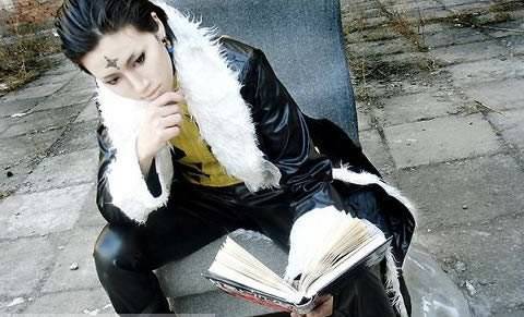 Cosplay福利/库洛洛皮裤拉风美女团长cosplay图片