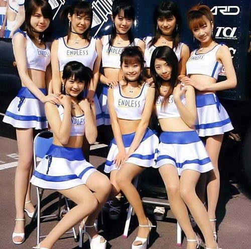 Cosplay福利/赛车女郎短裙写真集锦,美女赛车手cos图片