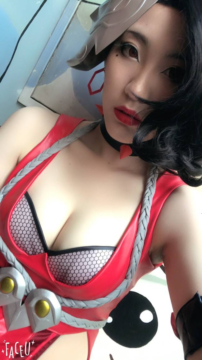 Cosplay福利/王者cos/巨乳美女王者荣耀荆轲cosplay美图