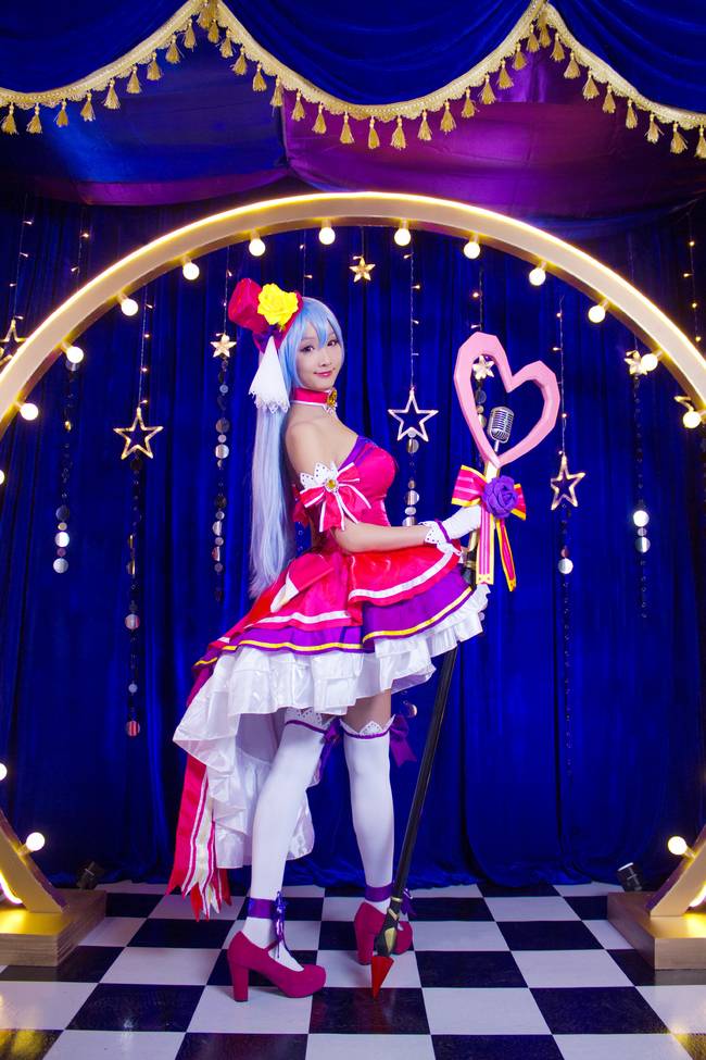 Cosplay福利/王者cos/王者荣耀偶像歌手王昭君cosplay图片