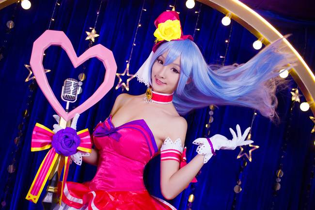 Cosplay福利/王者cos/王者荣耀偶像歌手王昭君cosplay图片