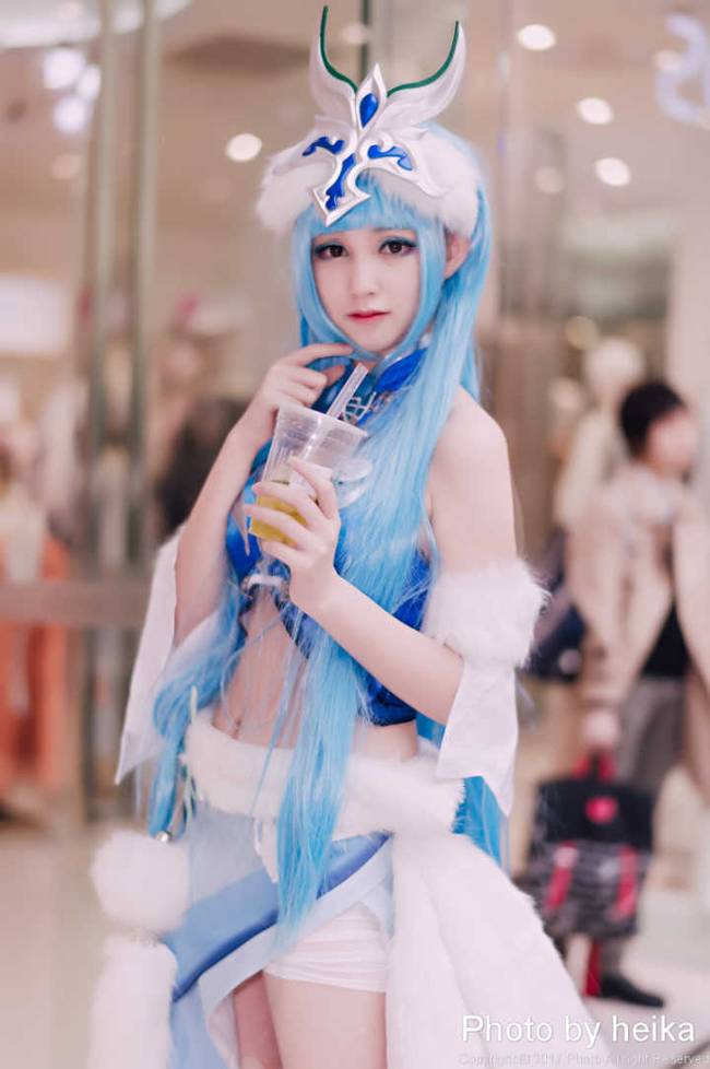 Cosplay福利/王者cos/王者荣耀冰雪女王王昭君cosplay图片