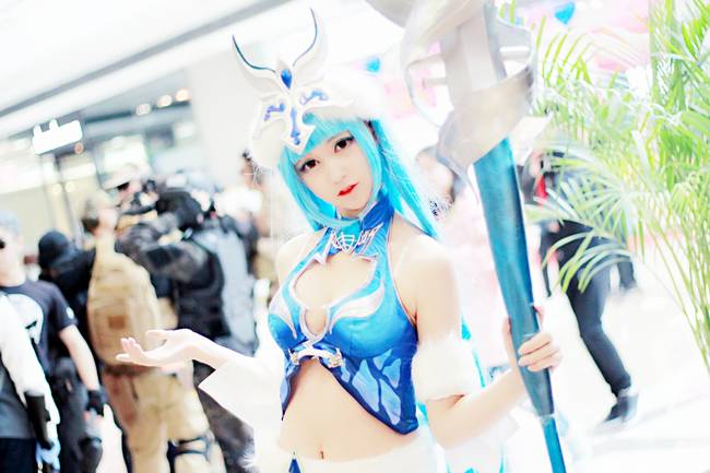 Cosplay福利/王者cos/王者荣耀冰雪女王王昭君cosplay图片