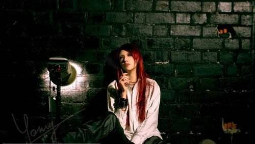 Cosplay福利/该隐＋戒音御姐范美女cosplay图片,衬衣诱惑