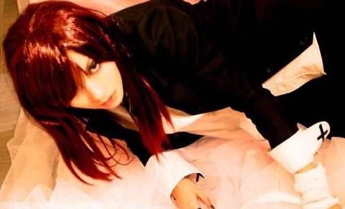 Cosplay福利/该隐＋戒音御姐范美女cosplay图片,衬衣诱惑