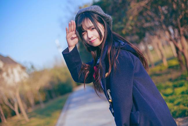 Cosplay福利/元气少女随手拍的制服cosplay唯美图片