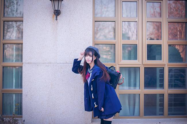 Cosplay福利/元气少女随手拍的制服cosplay唯美图片