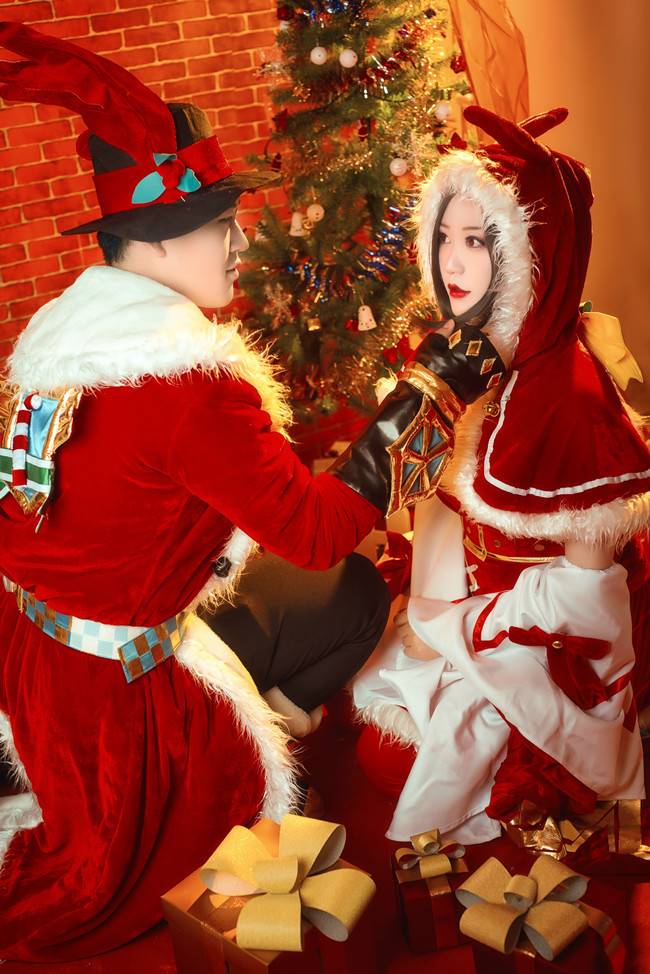 Cosplay福利/王者cos/王者荣耀情侣CP貂蝉吕布cosplay美图