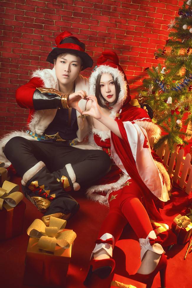 Cosplay福利/王者cos/王者荣耀情侣CP貂蝉吕布cosplay美图