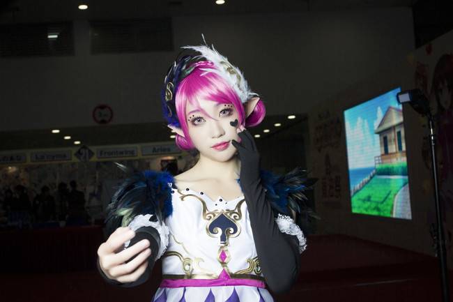 Cosplay福利/王者cos/王者荣耀小乔天鹅之梦cosplay图片