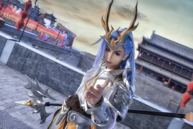 Cosplay福利/王者cos/王者荣耀白龙吟韩信cosplay图集