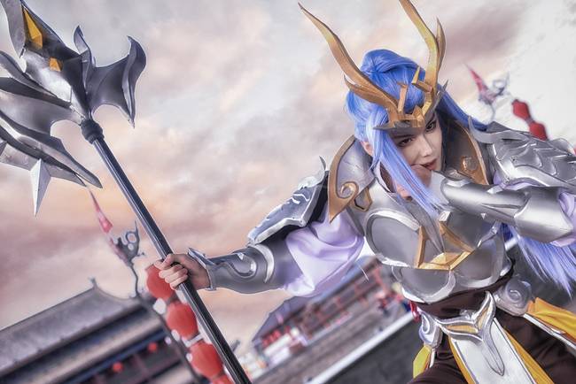 Cosplay福利/王者cos/王者荣耀白龙吟韩信cosplay图集