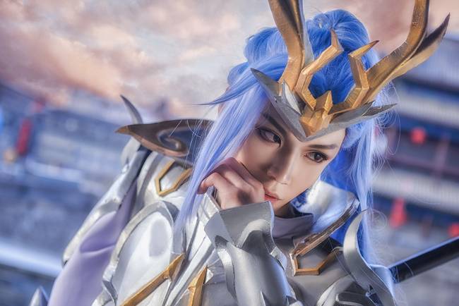 Cosplay福利/王者cos/王者荣耀白龙吟韩信cosplay图集