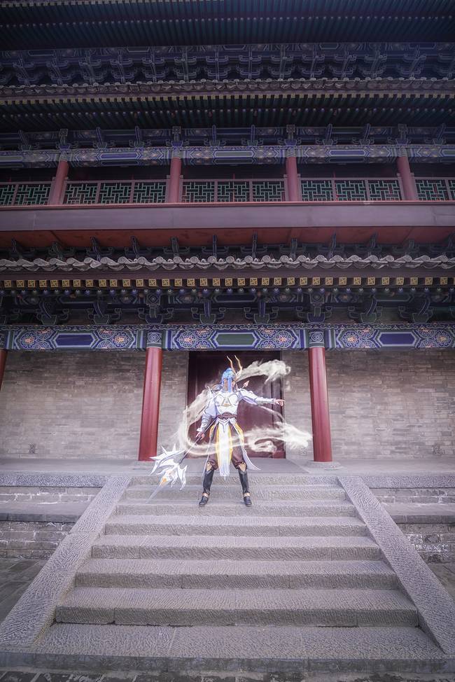 Cosplay福利/王者cos/王者荣耀白龙吟韩信cosplay图集