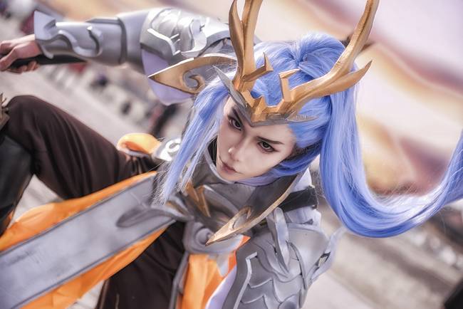 Cosplay福利/王者cos/王者荣耀白龙吟韩信cosplay图集