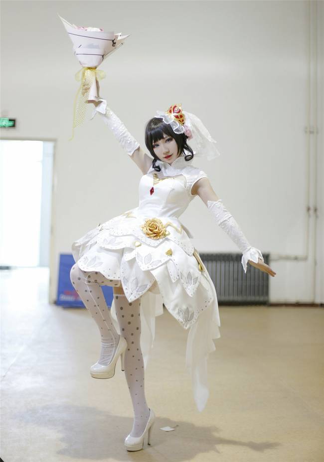 Cosplay福利/王者cos/王者荣耀小乔花嫁cosplay美图