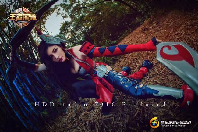 Cosplay福利/王者cos/游戏美女王者荣耀荆轲cosplay图片