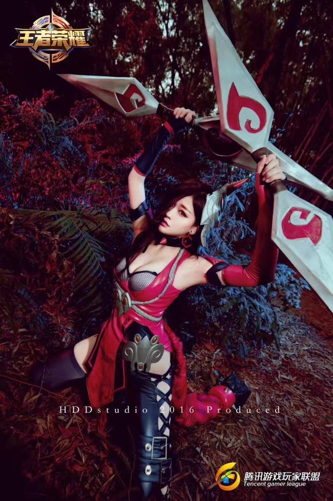 Cosplay福利/王者cos/游戏美女王者荣耀荆轲cosplay图片