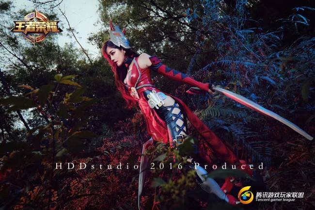 Cosplay福利/王者cos/游戏美女王者荣耀荆轲cosplay图片