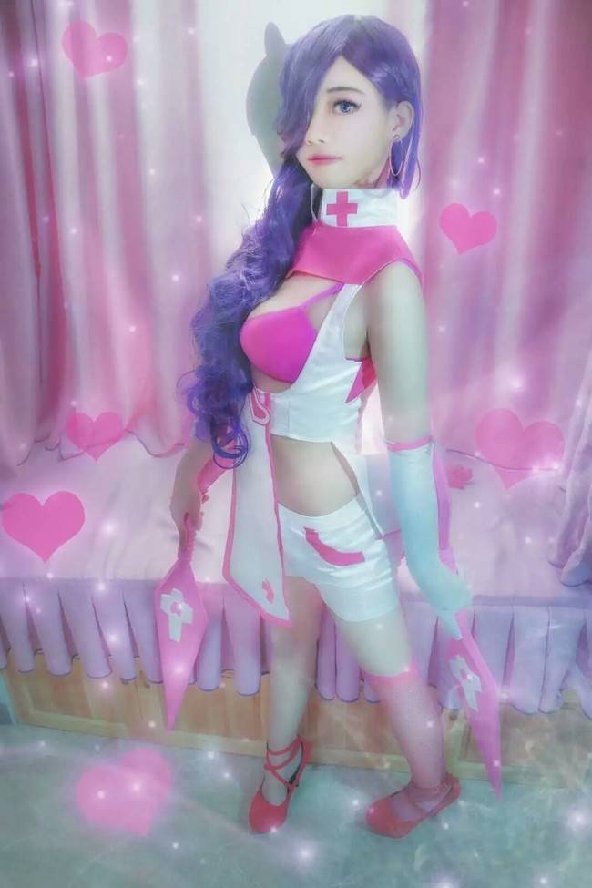 Cosplay福利/王者cos/白皙美少女王者荣耀荆轲cosplay美图