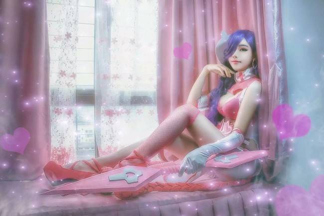 Cosplay福利/王者cos/白皙美少女王者荣耀荆轲cosplay美图