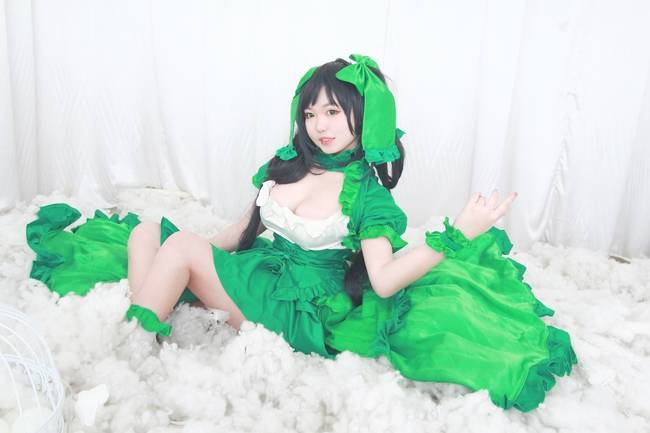 Cosplay福利/王者cos/王者荣耀孙尚香cosplay美女巨乳诱惑