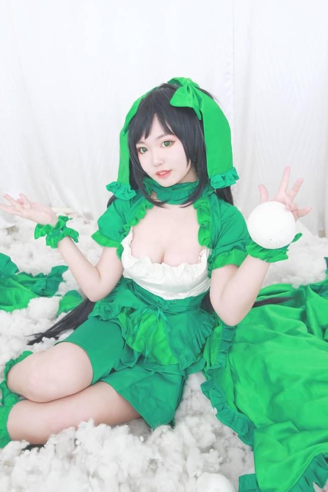 Cosplay福利/王者cos/王者荣耀孙尚香cosplay美女巨乳诱惑